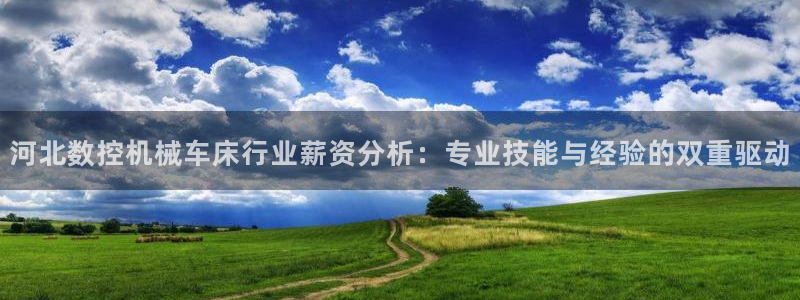 天辰娱乐彩票：河北数控机械车床行业薪资分析：专业技能与经验的双重驱动