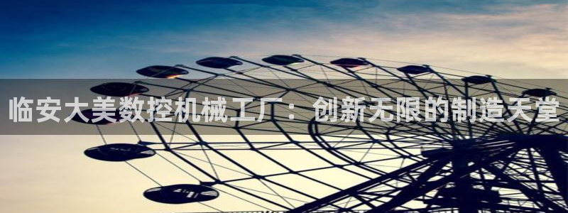 天辰娱乐软件：临安大美数控机械工厂：创新无限的制造天堂